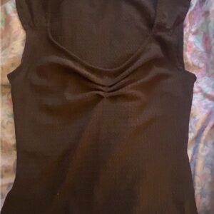 Forever 21 Brown Textured Tank Top